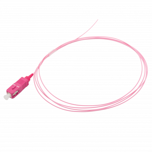 Пигтейл LANMASTER SC/PC, многомодовый OM4, 1.5 м